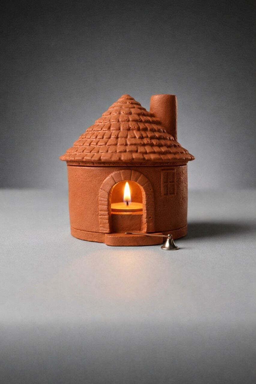 Kọnkéré African Hut Tealight Holder
