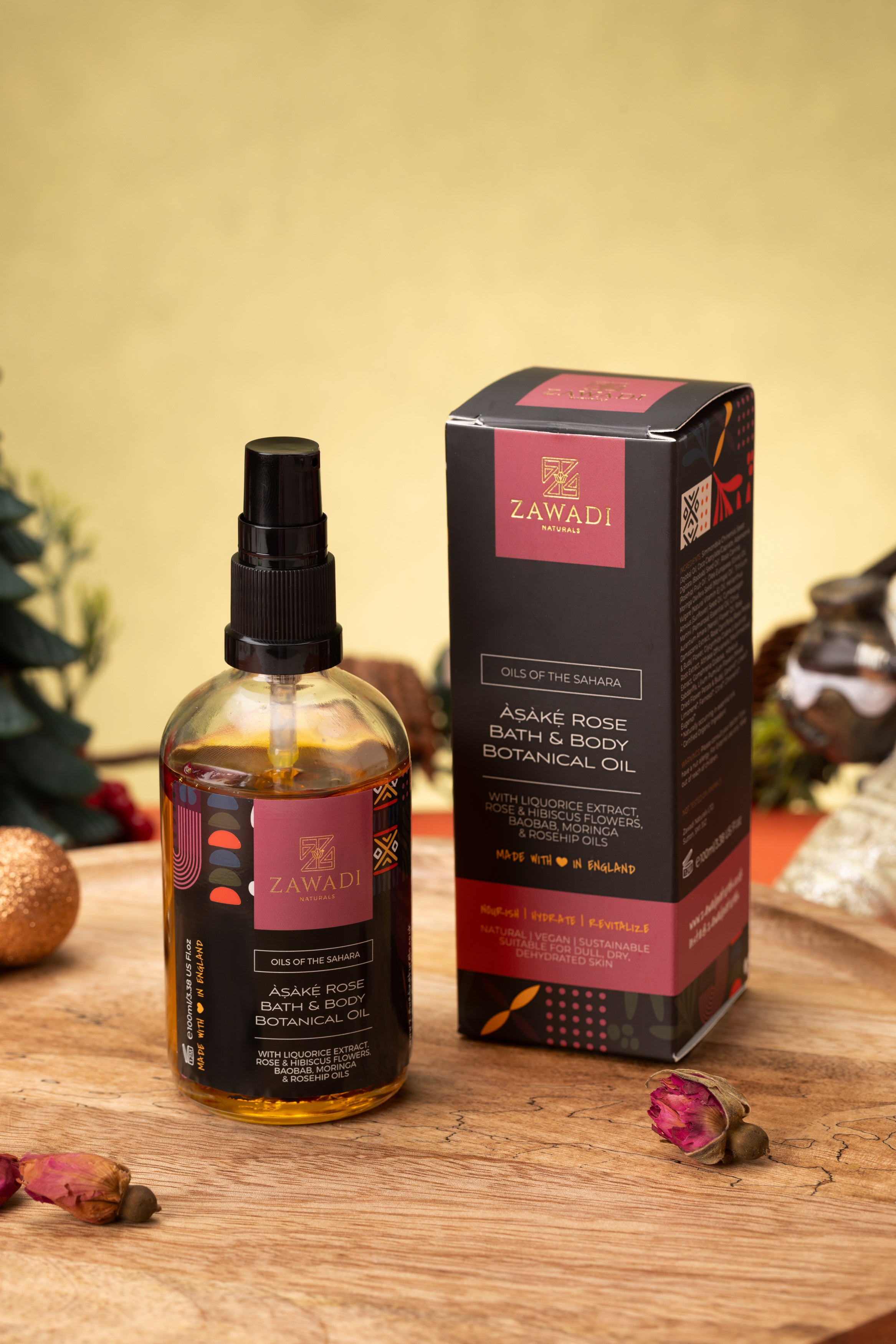 Asake Rose Bath & Body Oil