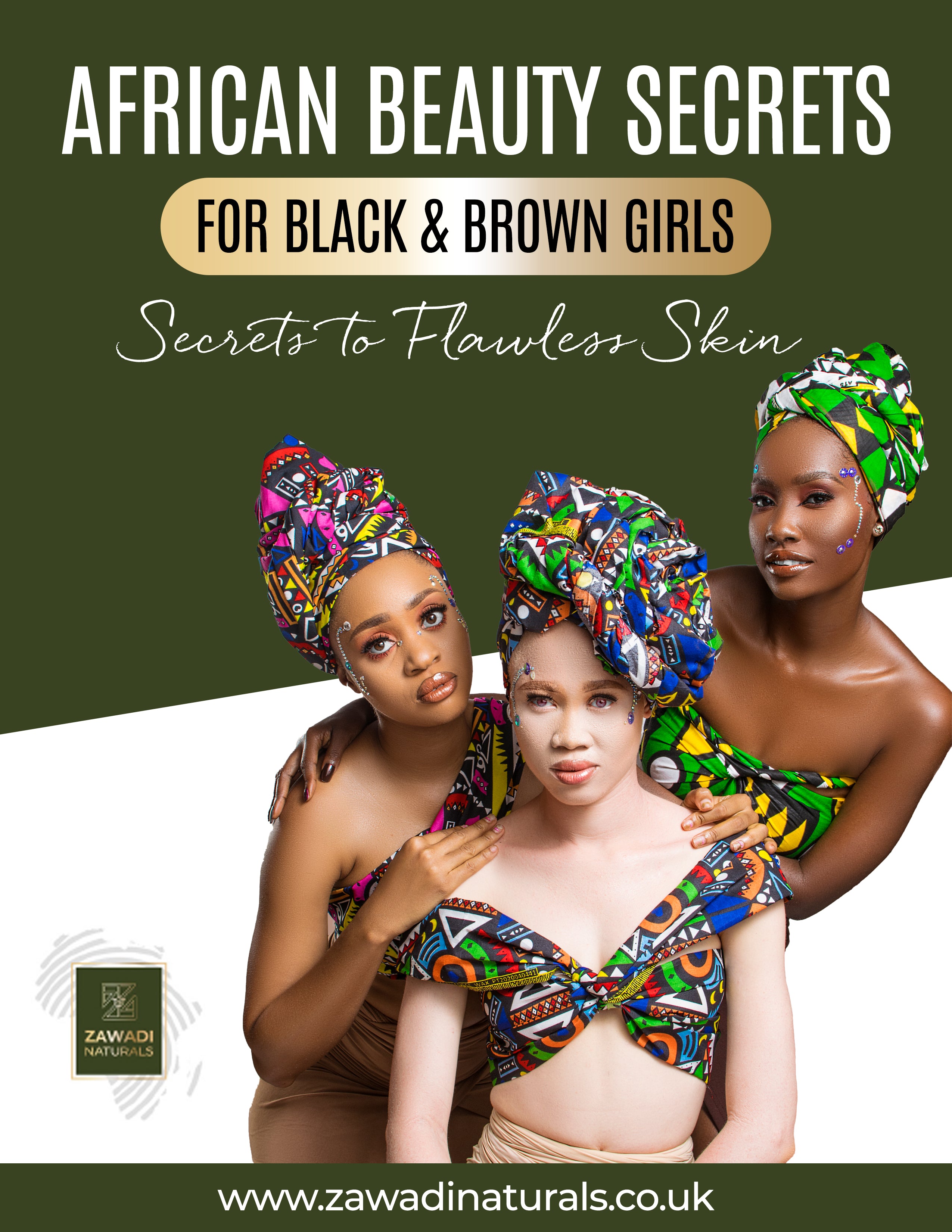 E-Book African Beauty Secrets for Black and Brown Skin Girls: Secrets to Flawless Skin