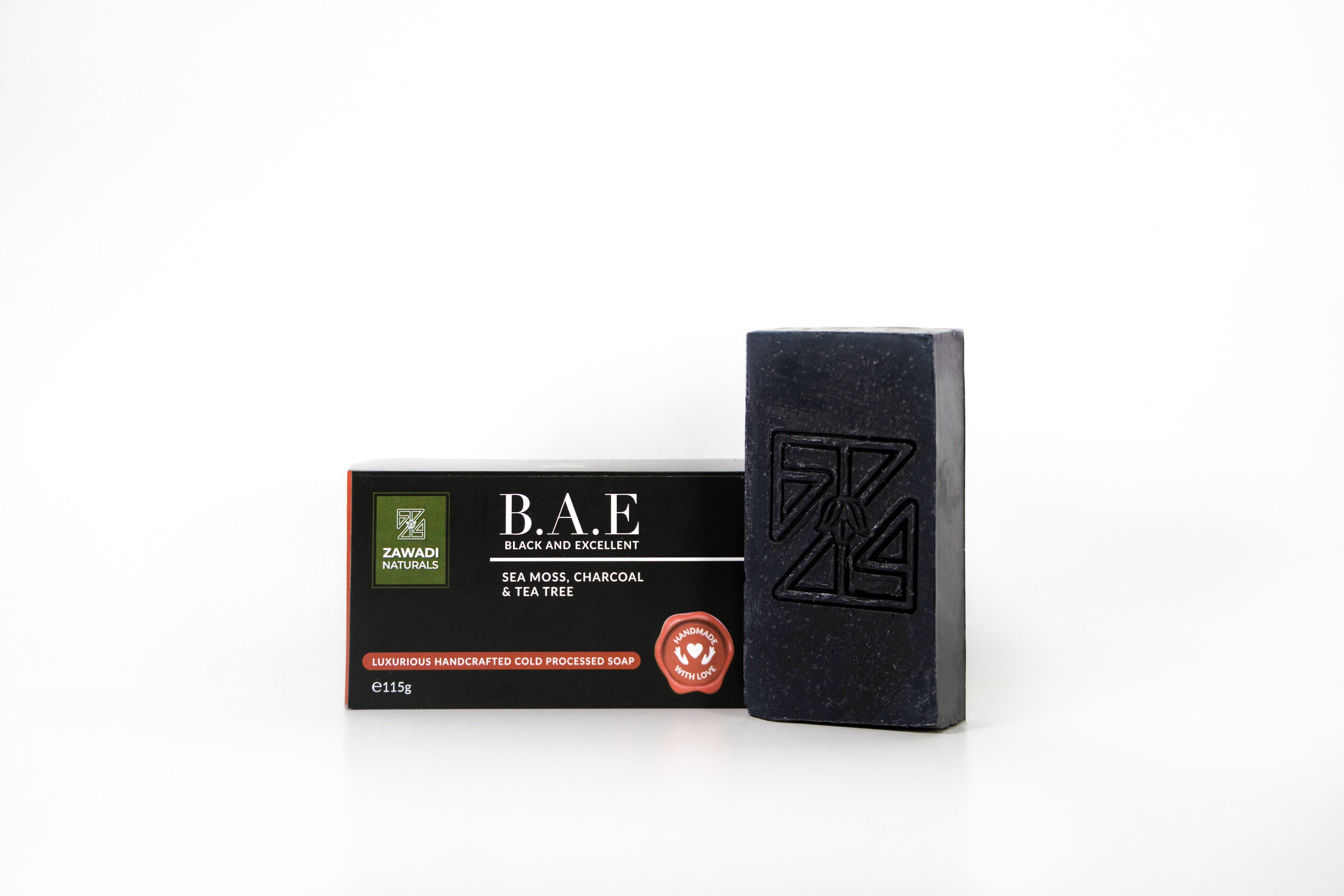 B.A.E Sea Moss, Charcoal & Tea Tree Facial Bar