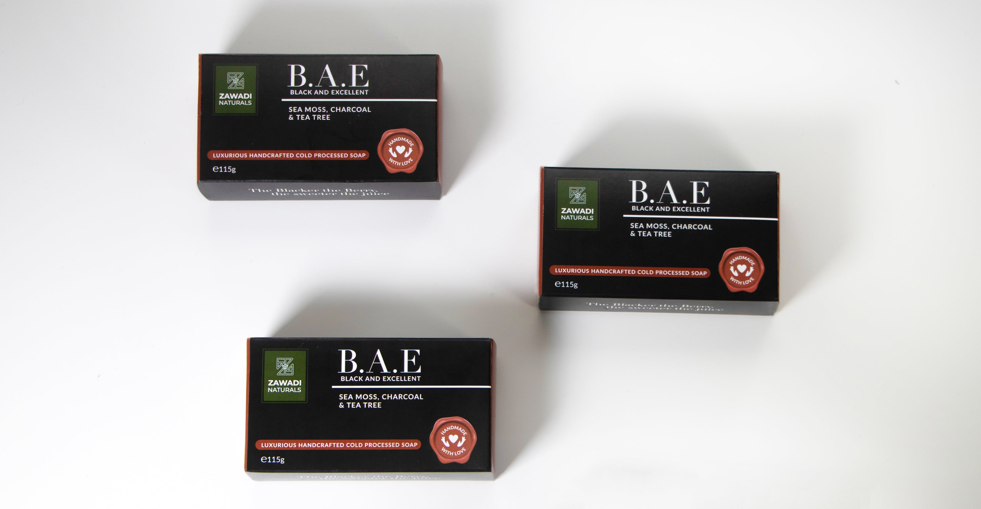 B.A.E Sea Moss, Charcoal & Tea Tree Facial Bar