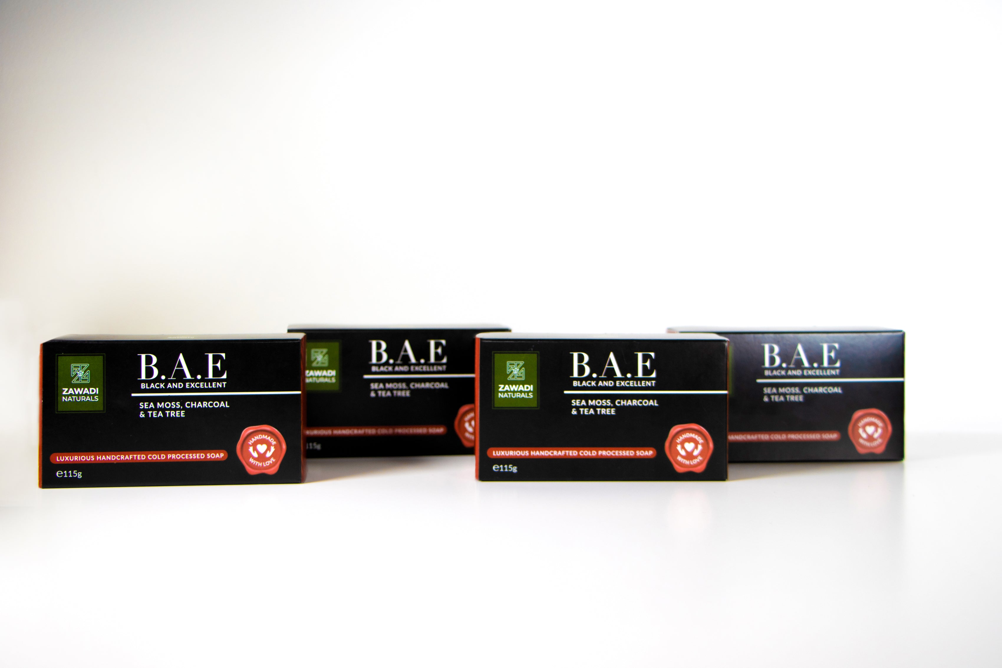 B.A.E Sea Moss, Charcoal & Tea Tree Facial Bar